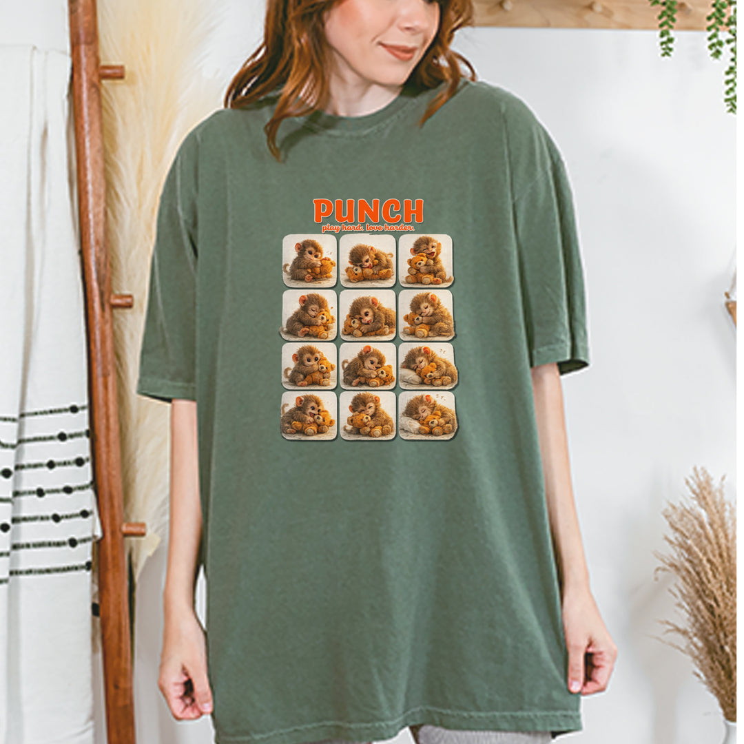 Punch Play Hard Love Harder Vintage Soft Unisex T-shirt 
