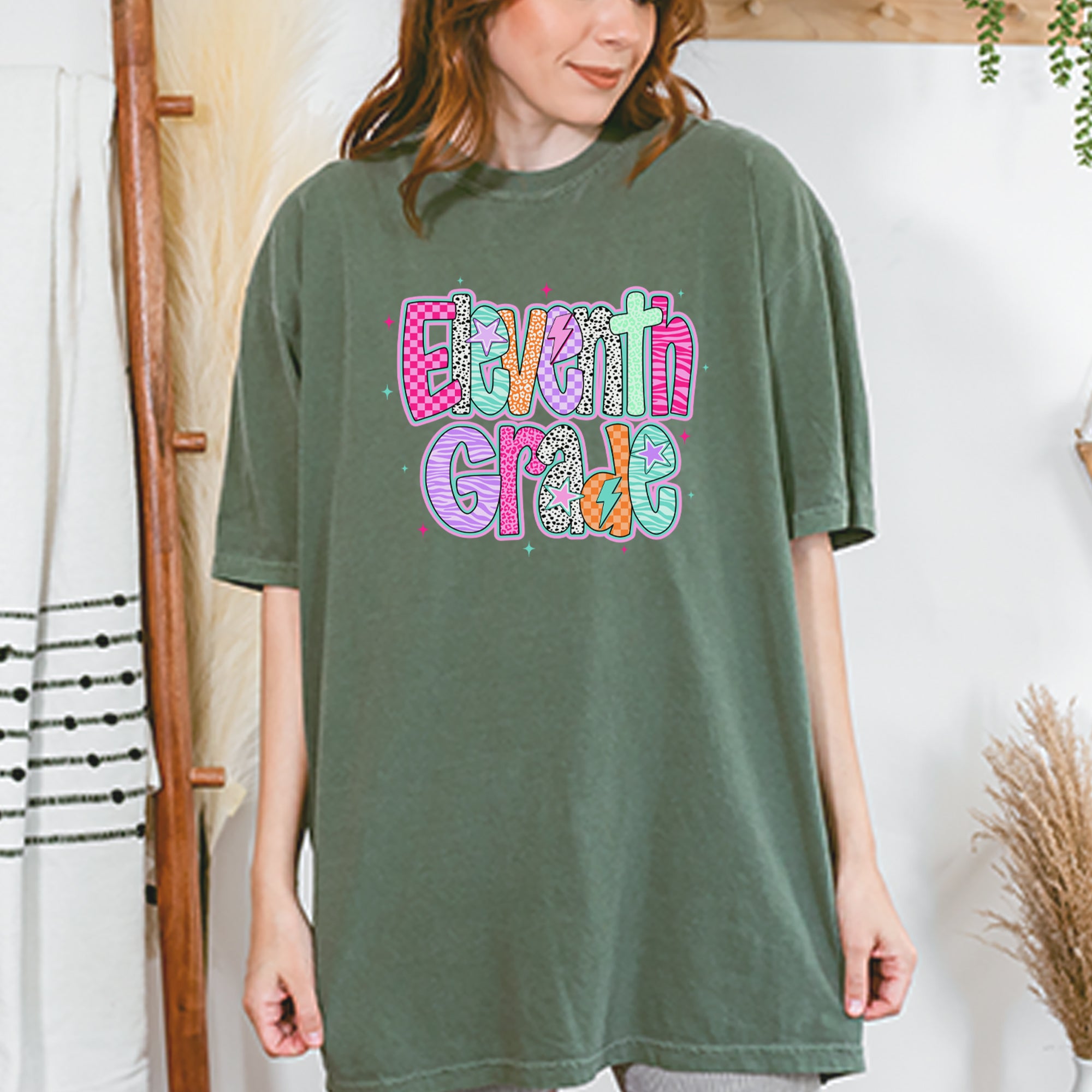 Eleventh Grade Extra Colorful Back to School Vintage Soft Unisex T-shirt 