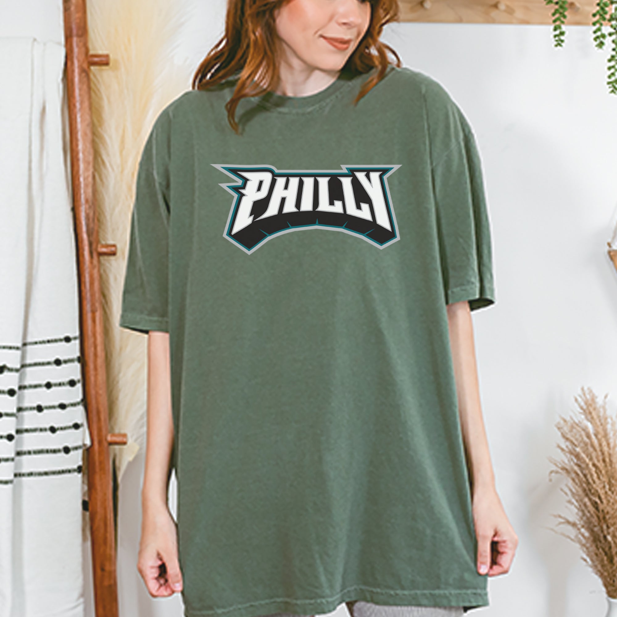 Philly Bold Block Throwback Vintage Soft Unisex T-shirt 