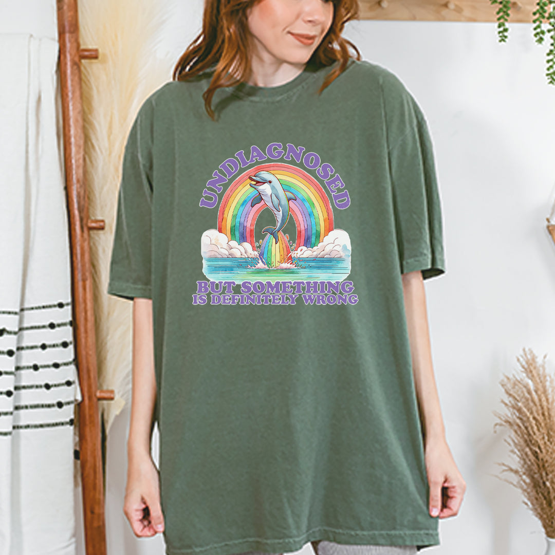 Undiagnosed But Something Is Definitely Wrong Vintage Soft Unisex T-shirt 