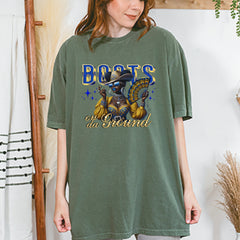 Boots On Da Ground Folding Fan Vintage Soft Unisex T-shirt 