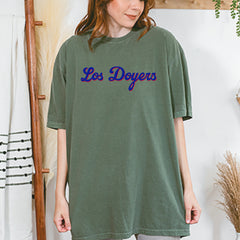 Los Doyers LA Baseball Vintage Soft Unisex T-shirt 
