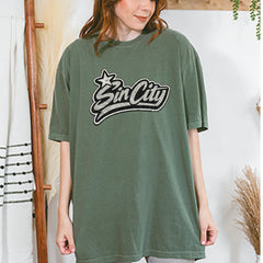 Sin City Vegas Retro Vintage Vintage Soft Unisex T-shirt 
