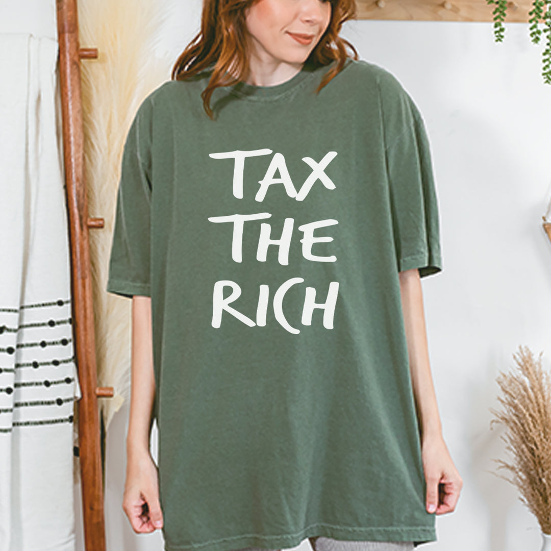 Tax the Rich Protest Wealth Inequality Vintage Soft Unisex T-shirt 