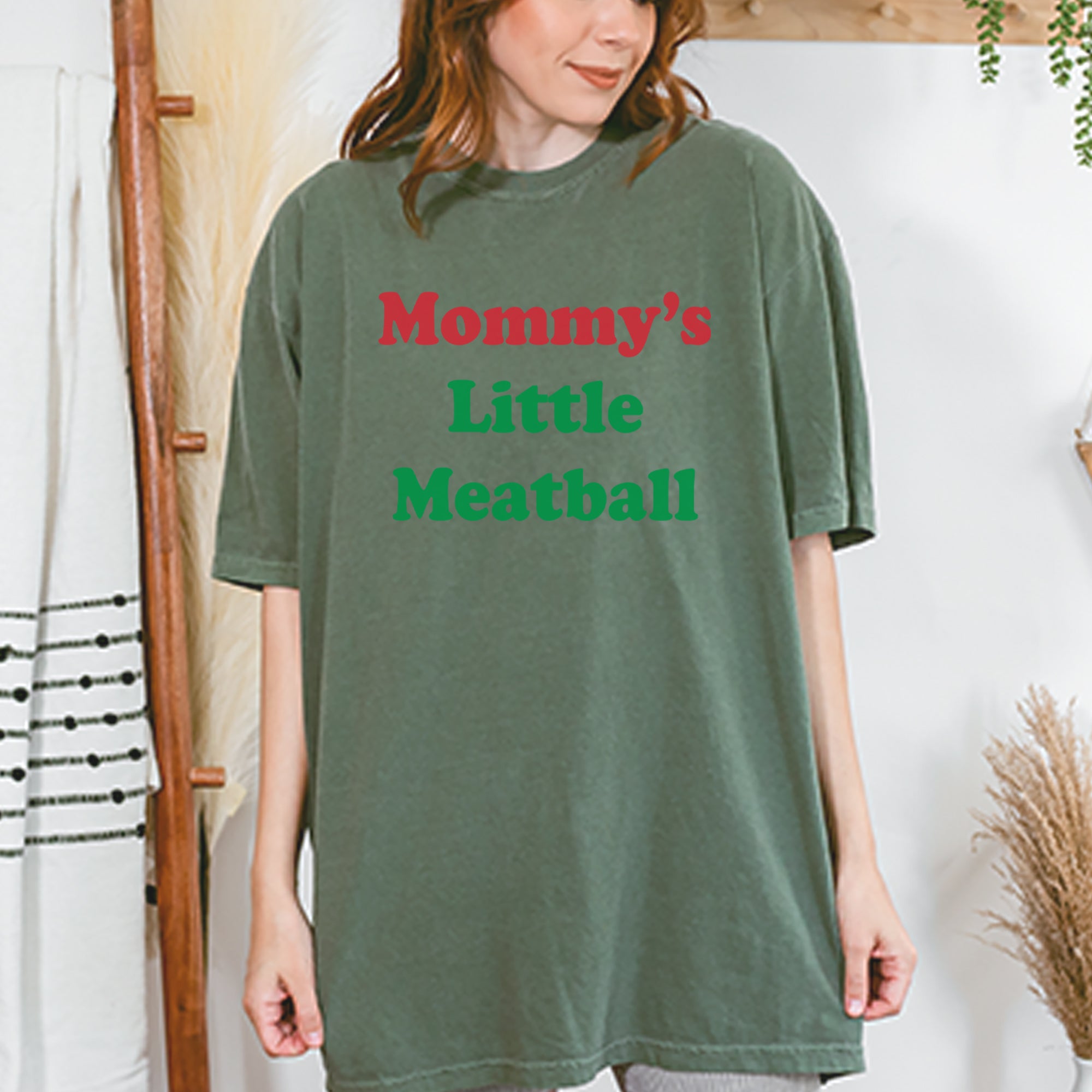 Mommy's Little Meatball Love Island Vintage Soft Unisex T-shirt 