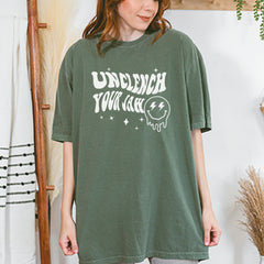 Unclench Your Jaw Festival Rave EDM Vintage Soft Unisex T-shirt