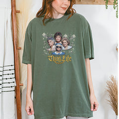 Golden Chain Thug Life Girls Vintage Soft Unisex T-shirt 
