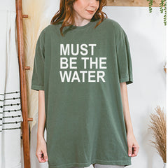 Must Be The Water Funny Racing Meme Vintage Soft Unisex T-shirt 