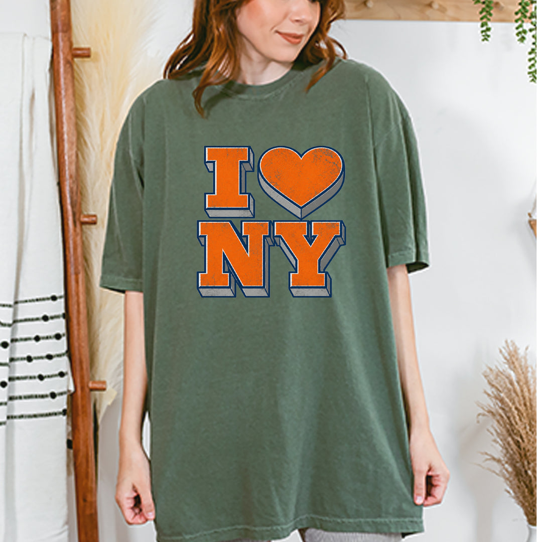 New York City Pride Heart Vintage Soft Unisex T-shirt 