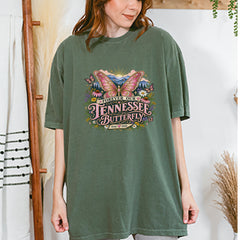 Forever Our Tennessee Butterfly Dolly Vintage Soft Unisex T-shirt 