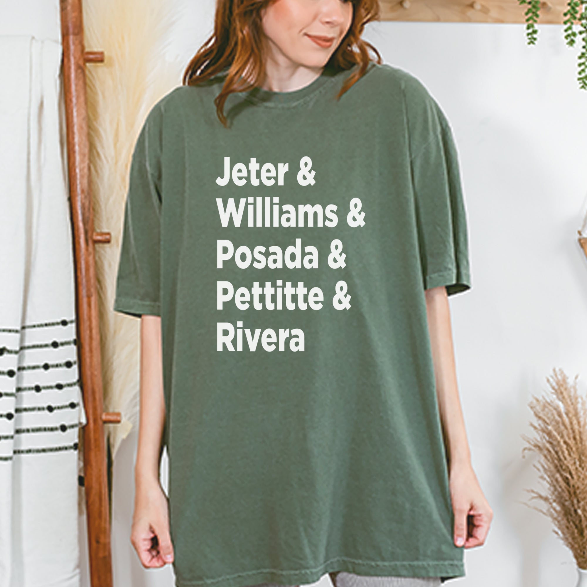 Jeter & Williams & Posada & Pettitte & Rivera Vintage Soft Unisex T-shirt 