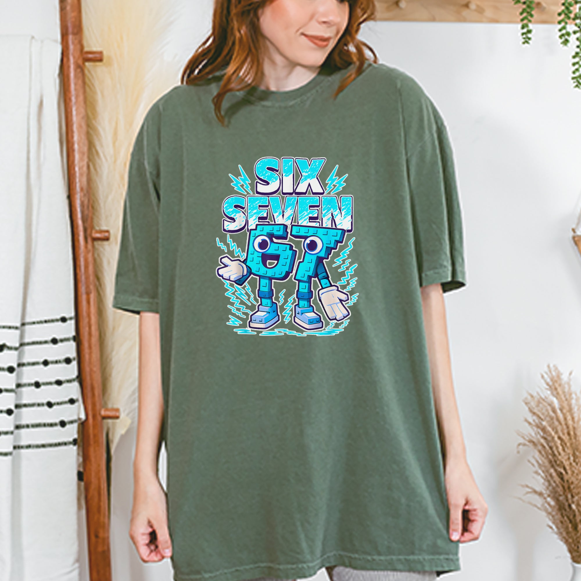 67 Brainrot Meme Slang Vintage Soft Unisex T-shirt 