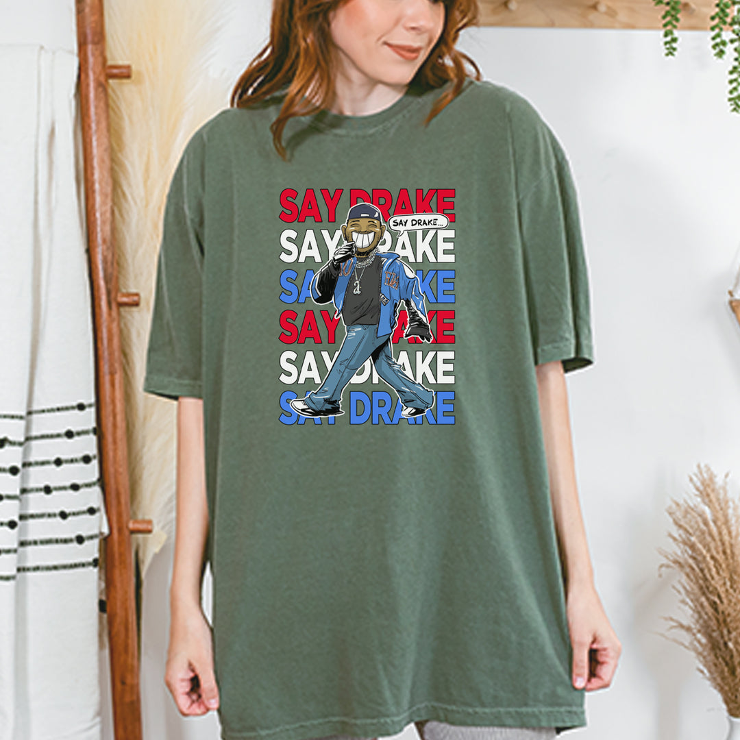 Say Drake Smiling Meme Mustard Vintage Soft Unisex T-shirt 