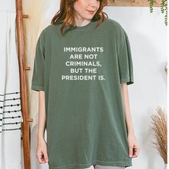 Immigrants Are Not Criminals Vintage Soft Unisex T-shirt 