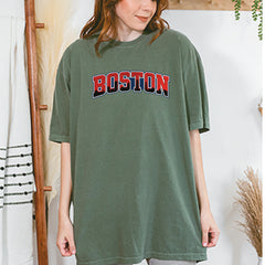 Boston City Pride Skyline Vintage Soft Unisex T-shirt 