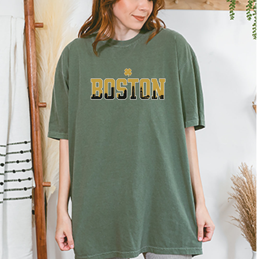 Boston City Pride Irish Vintage Soft Unisex T-shirt 
