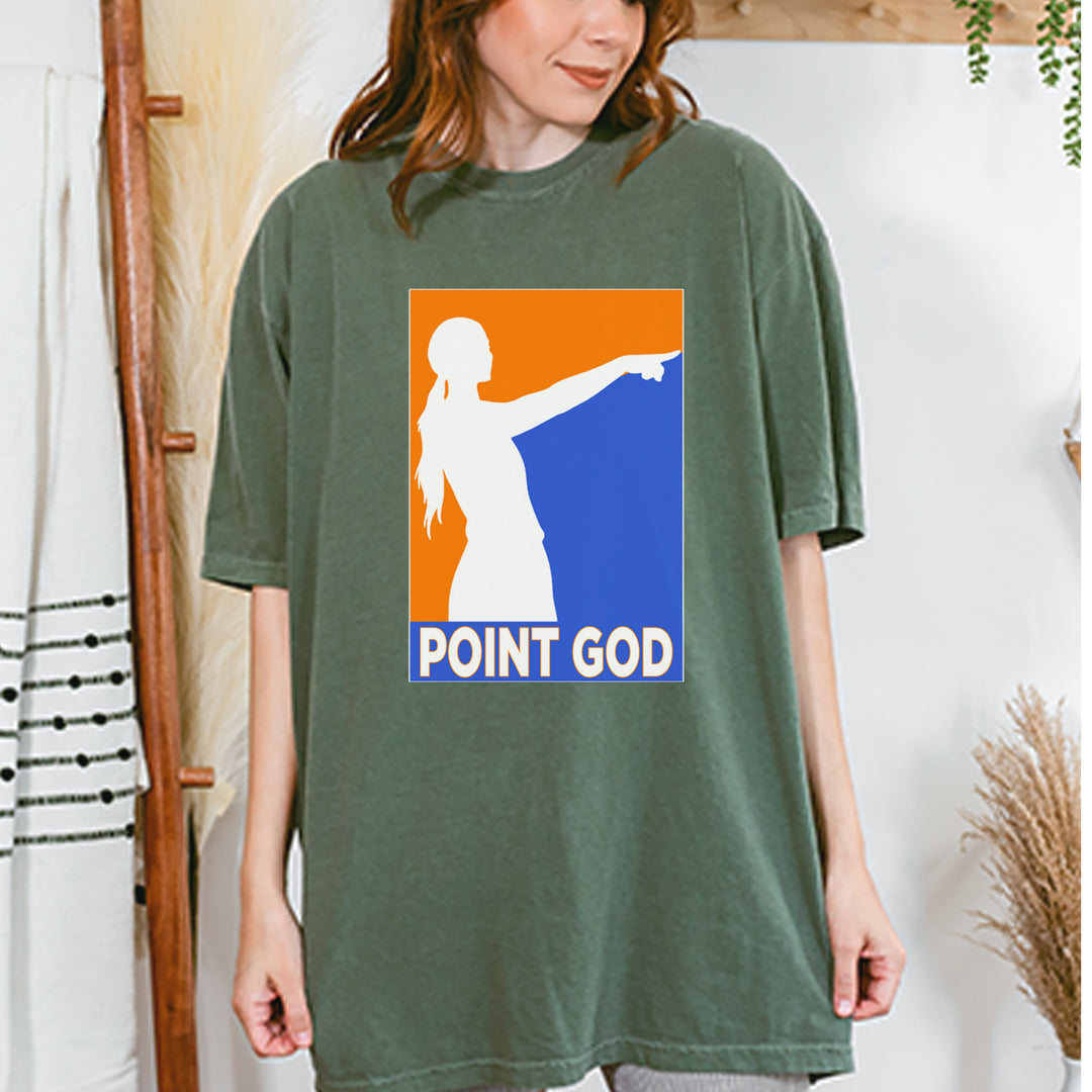 Point God Cunningham Basketball Pointing Meme  Vintage Soft Unisex T-shirt 
