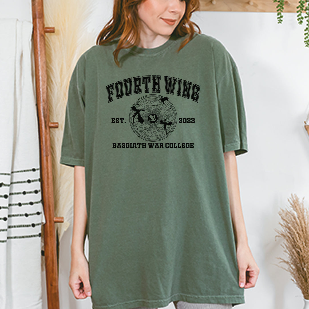 Fourth Wing Basgiath War College Vintage Soft Unisex T-shirt