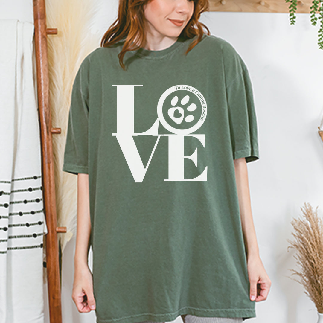 TLC LOVE Dog Rescue Vintage Soft Unisex T-shirt 