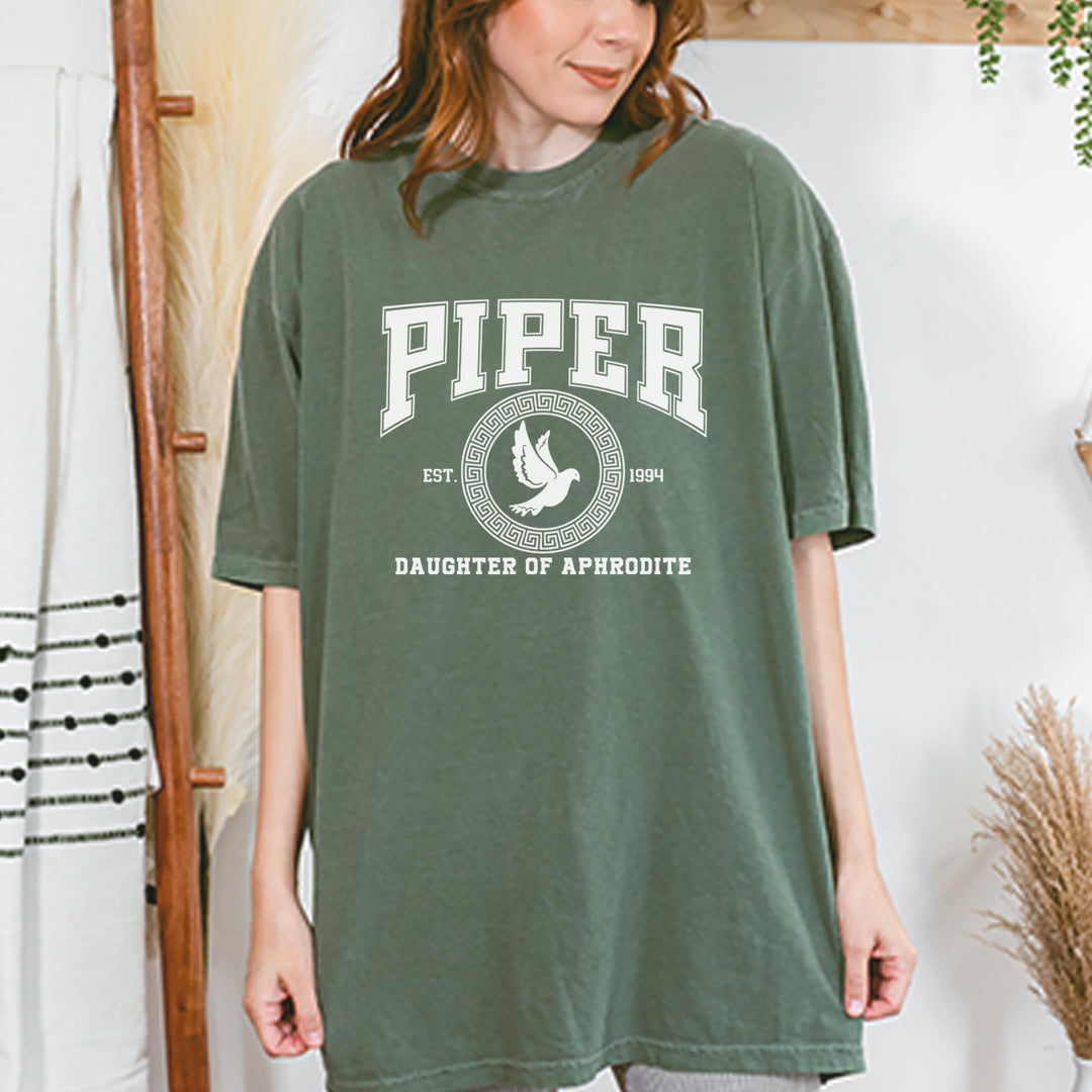 Piper Daughter of Aphrodite Rebel Heart Vintage Soft Unisex T-shirt 