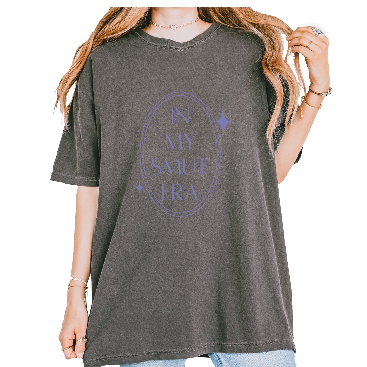 In My Smut Era Romantasy Vintage Soft Unisex T-shirt Pepper