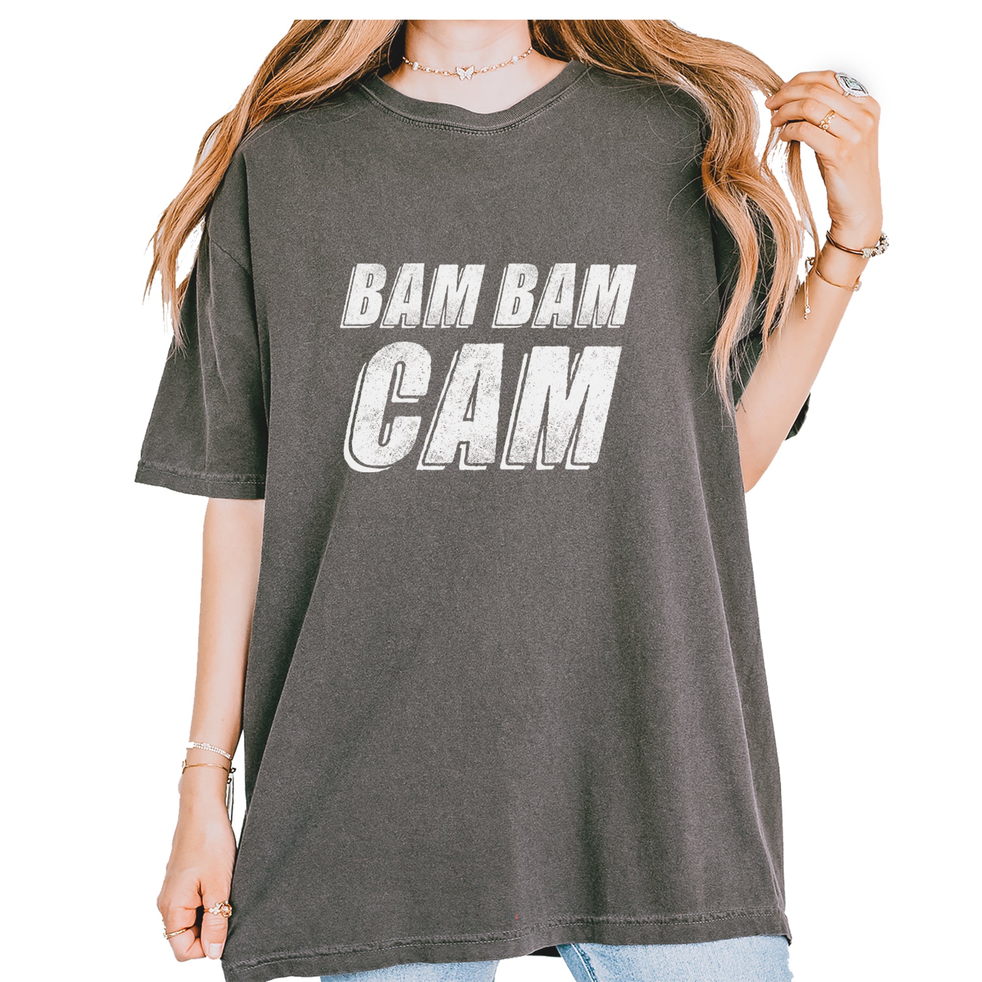 Bam Bam Cam Vintage Soft Unisex T-shirt Pepper