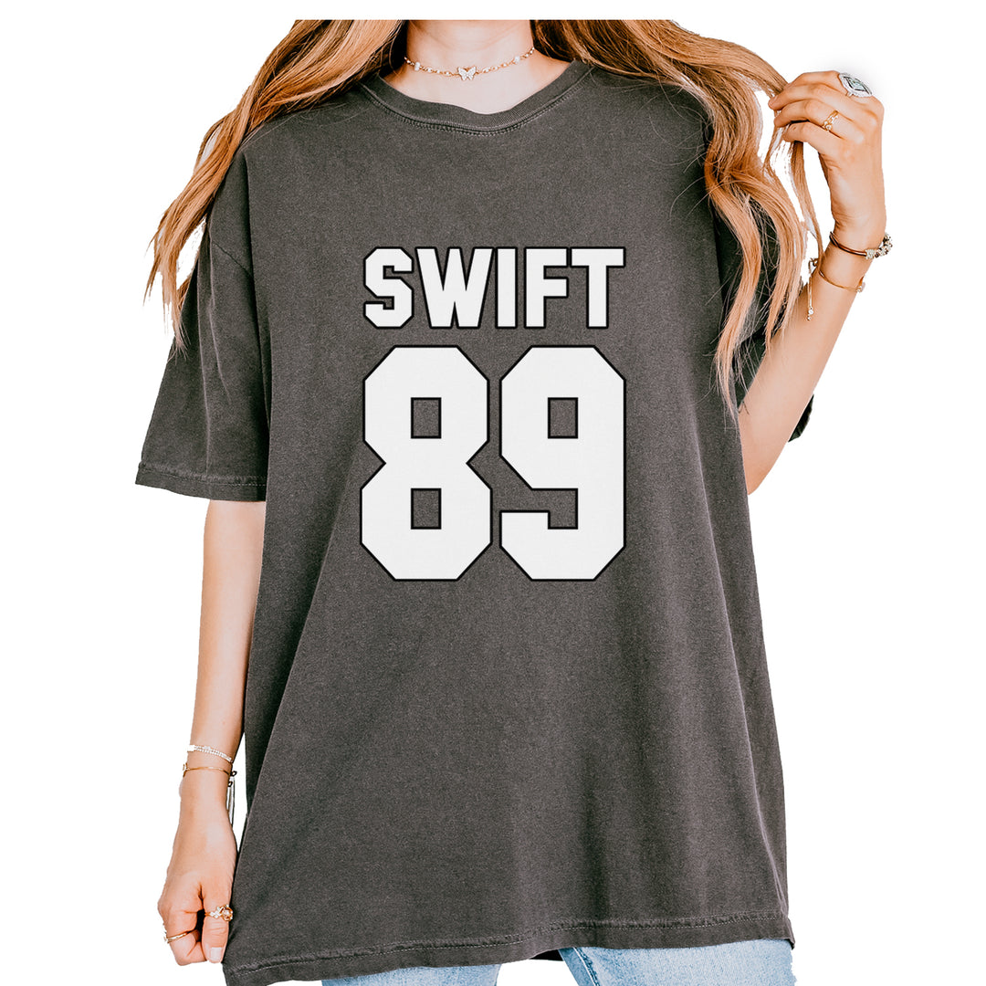Swift 89 Birth Year Music Fan Era Poets Department Lover Vintage Soft Unisex T-shirt Pepper