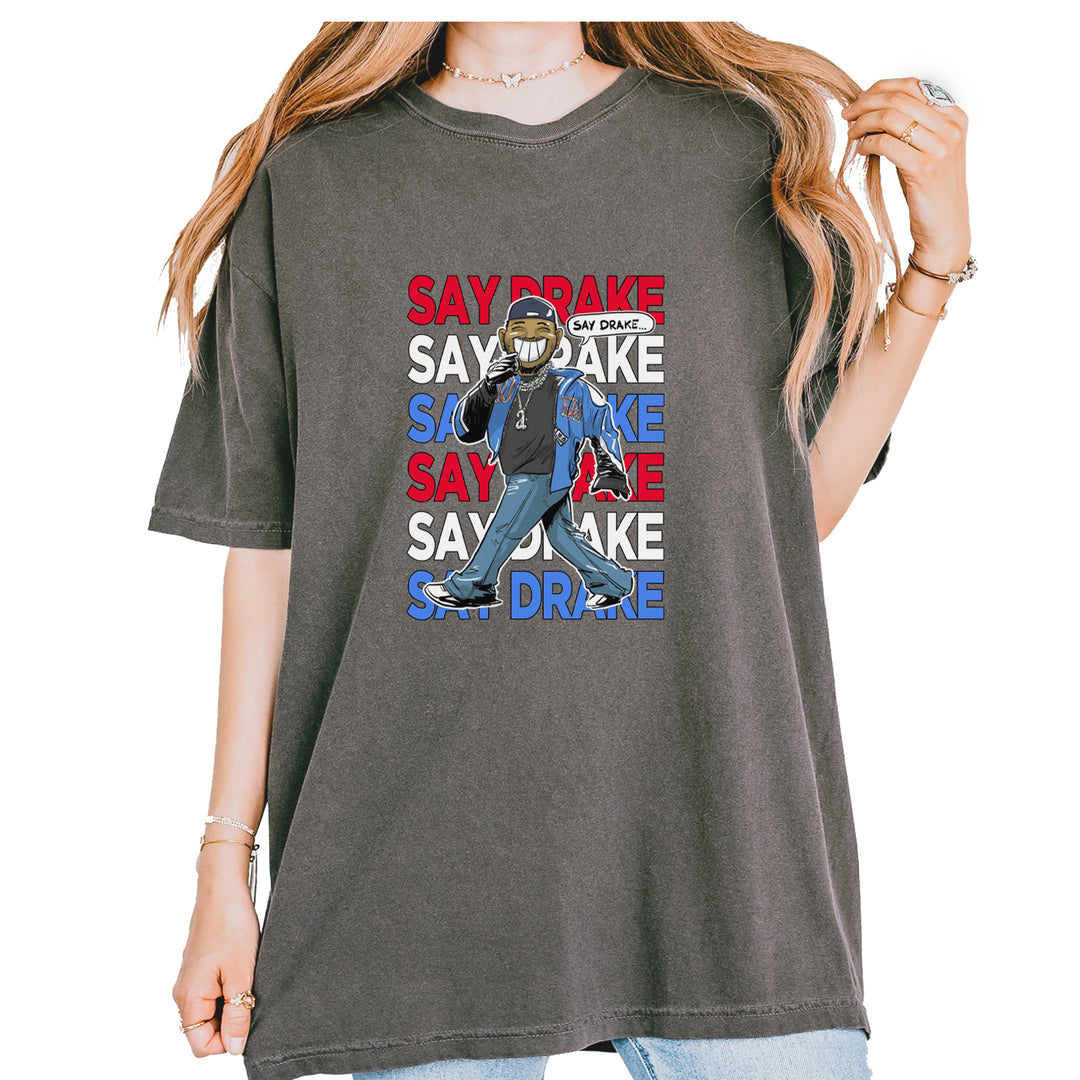 Say Drake Smiling Meme Mustard Vintage Soft Unisex T-shirt Pepper