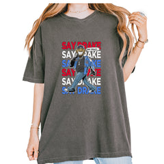 Say Drake Smiling Meme Mustard Vintage Soft Unisex T-shirt Pepper
