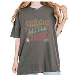 Violent Little Thing Dragon Vintage Soft Unisex T-shirt Pepper