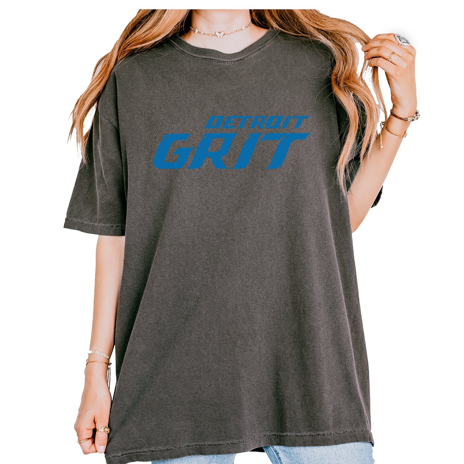 Grit Detroit Football Hard Knocks Vintage Soft Unisex T-shirt 