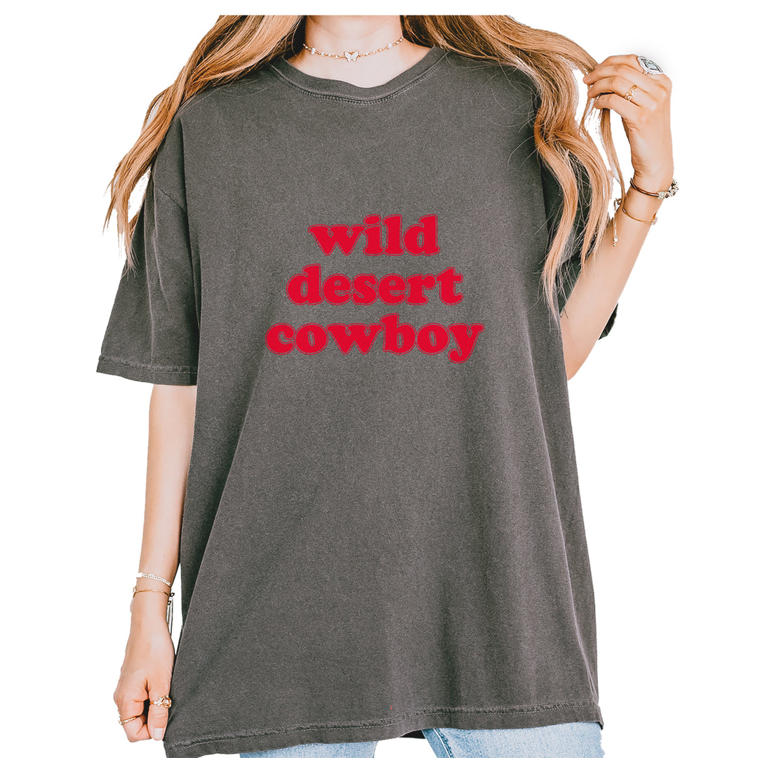 Wild Desert Cowboy Country Vintage Soft Unisex T-shirt Pepper