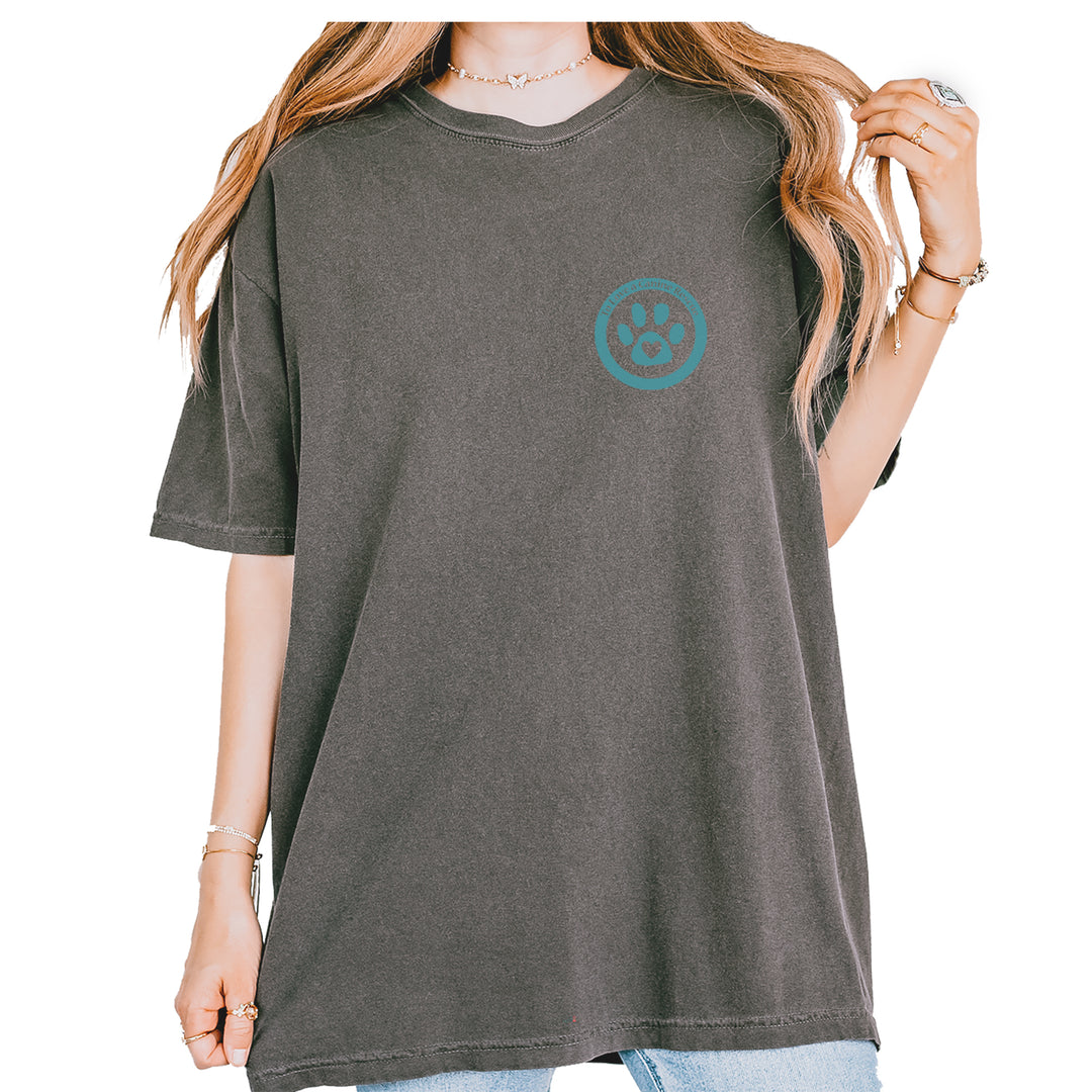 TLC To Love a Canine Dog Rescue Teal Vintage Soft Unisex T-shirt Pepper