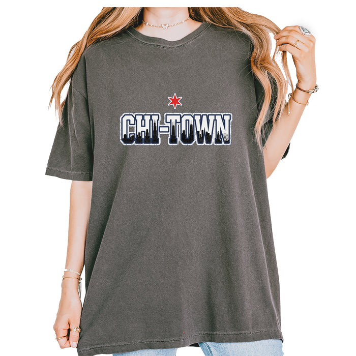 Chicago Chi-Town City Pride Vintage Soft Unisex T-shirt
