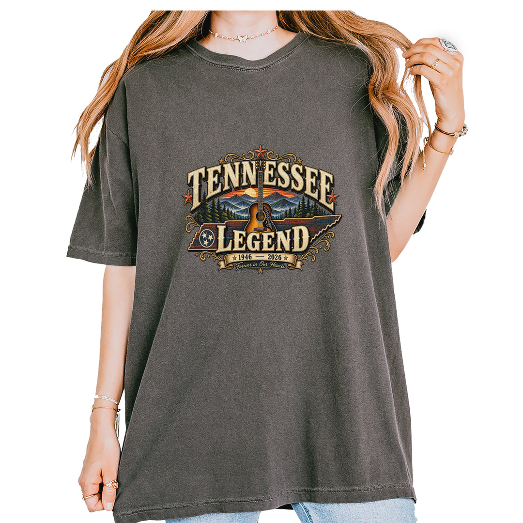 Tennessee Legend Country Music Dolly Vintage Soft Unisex T-shirt Pepper