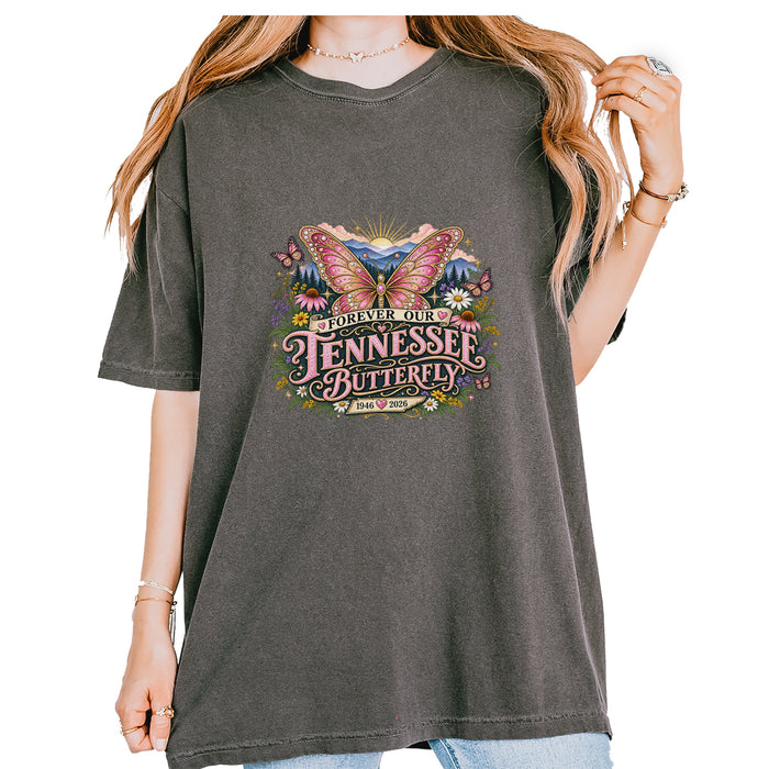Forever Our Tennessee Butterfly Dolly Vintage Soft Unisex T-shirt