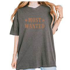 Most Wanted Cowboy Vintage Soft Unisex T-shirt Pepper