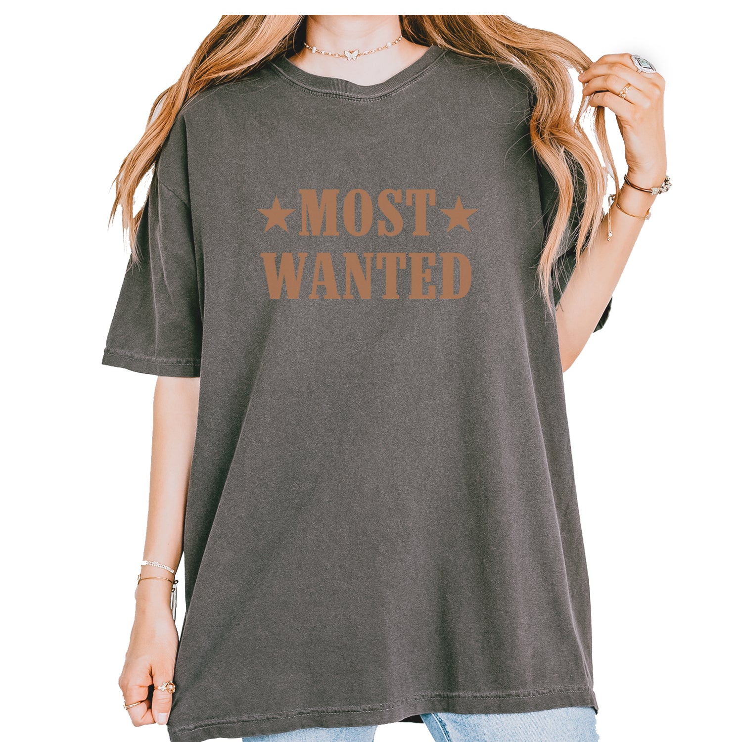 Most Wanted Cowboy Vintage Soft Unisex T-shirt Khaki