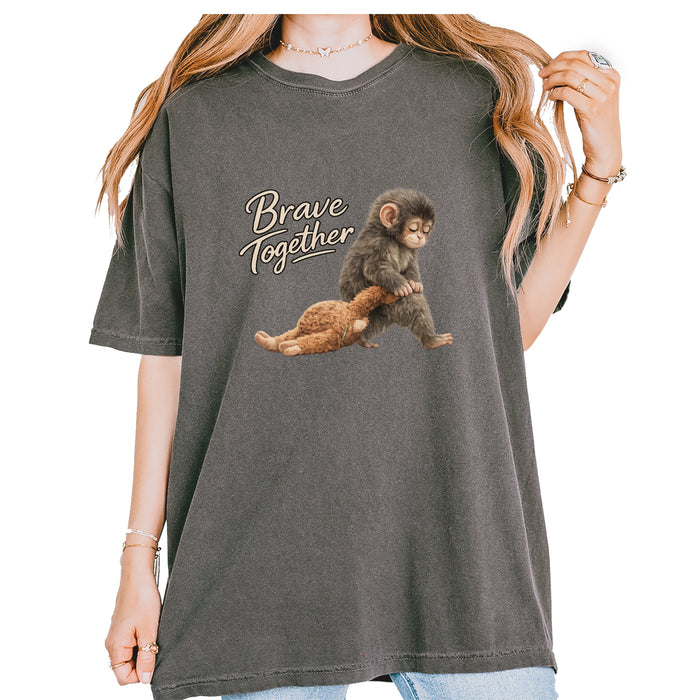 Punch Brave Together Stuffed Animal Vintage Soft Unisex T-shirt