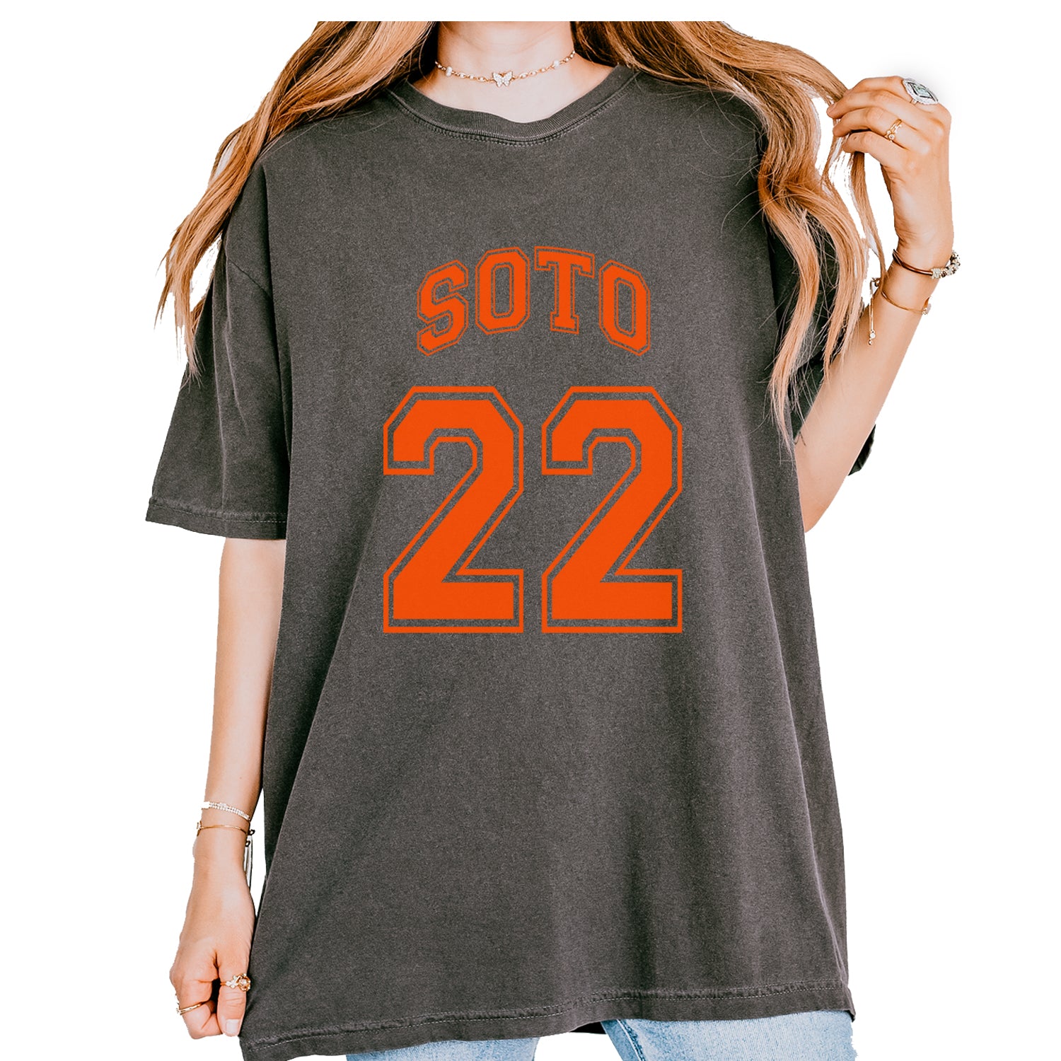 Soto Number 22 Vintage Soft Unisex T-shirt Pepper