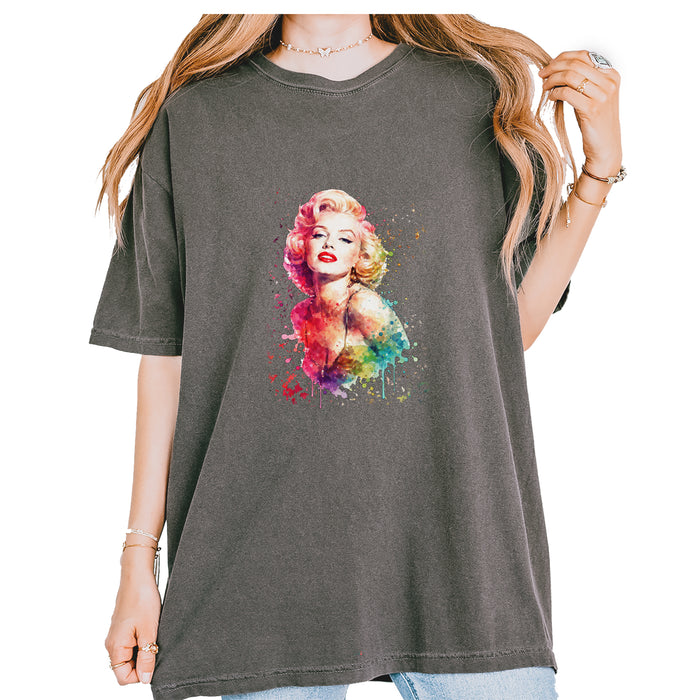 Mrs. Monroe Watercolors Bombshell Vintage Soft Unisex T-shirt