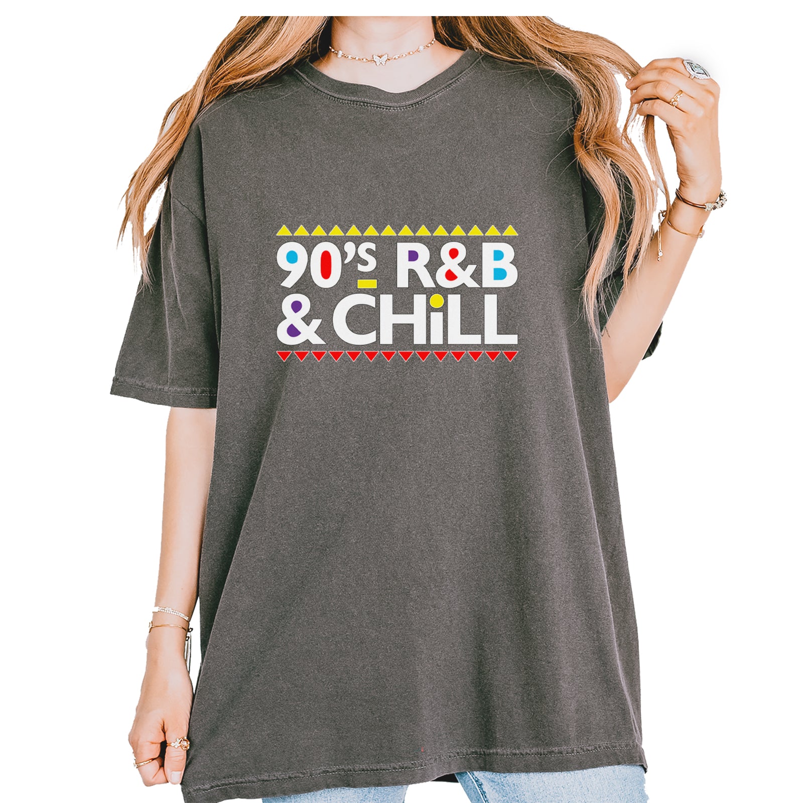 90s R&B and Chill Retro Throwback Vintage Soft Unisex T-shirt Pepper