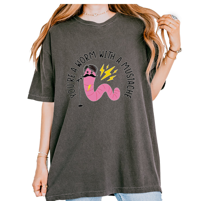 You're A Worm With A Mustache Tom Scandoval Vintage Soft Unisex T-shirt
