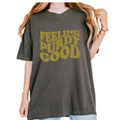 Feeling Purdy Good San Francisco Vintage Soft Unisex T-shirt Pepper