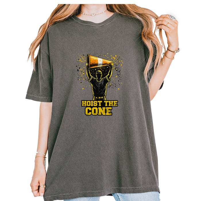 Hoist The Cone Pittsburgh Pride Vintage Soft Unisex T-shirt