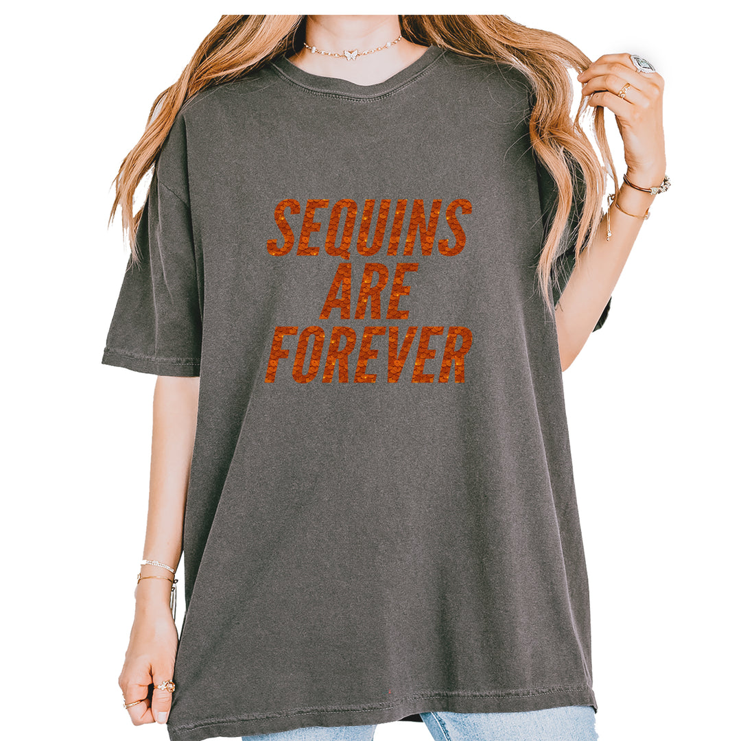 Sequins Are Forever Retro Glam Vintage Soft Unisex T-shirt Pepper