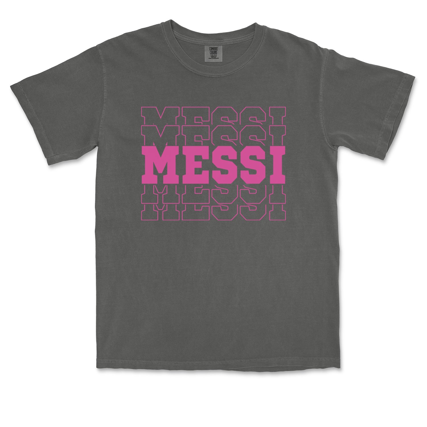 Messi Miami Futbol Vintage Soft Unisex T-shirt Pepper