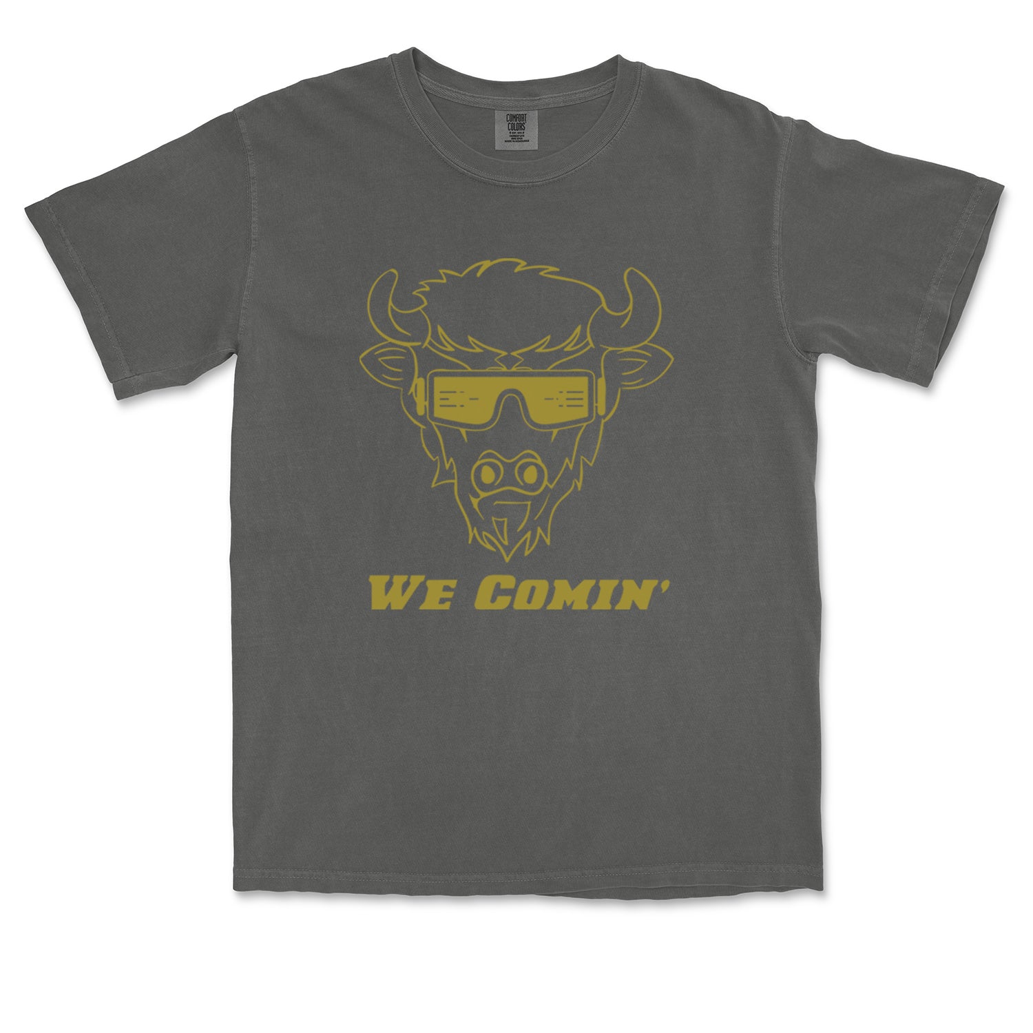 We Coming Coach Prime Colorado Vintage Soft Unisex T-shirt Pepper