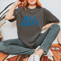 All Grit Detroit Football Vintage Soft Unisex T-shirt 