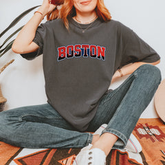 Boston City Pride Skyline Vintage Soft Unisex T-shirt 
